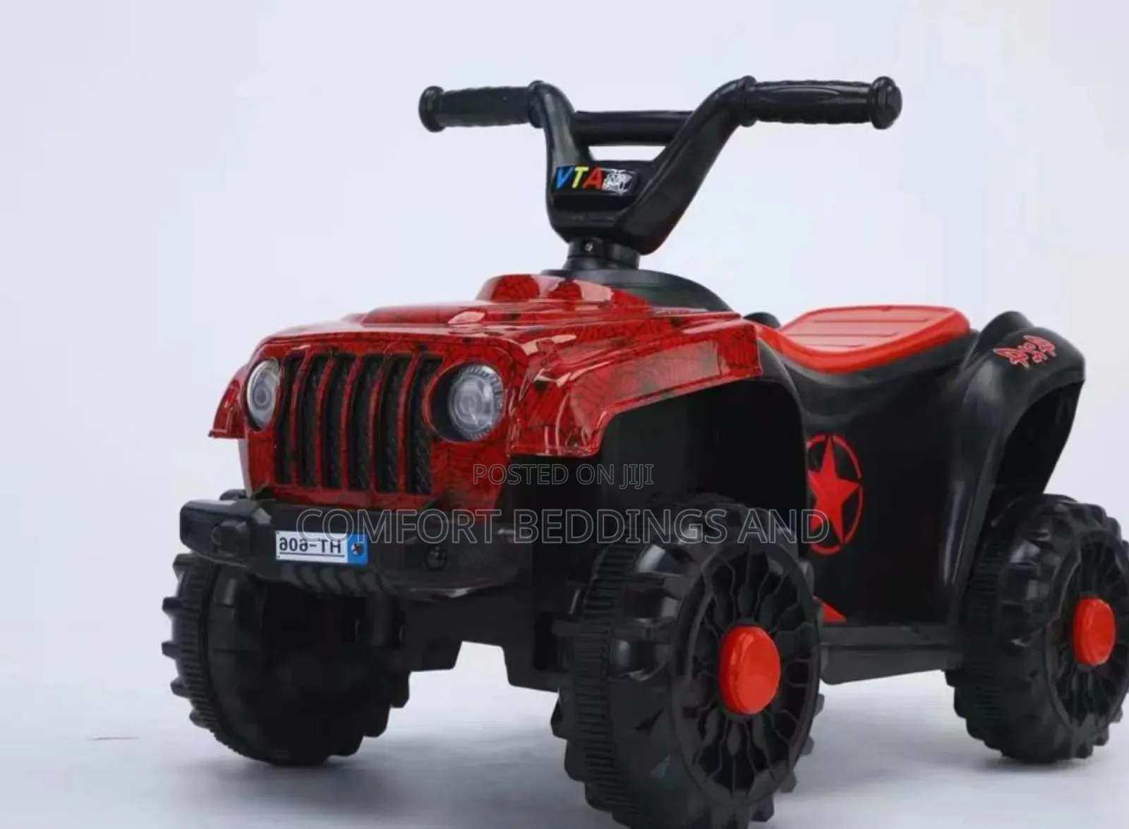 Rechargeable Star Toy Car Red