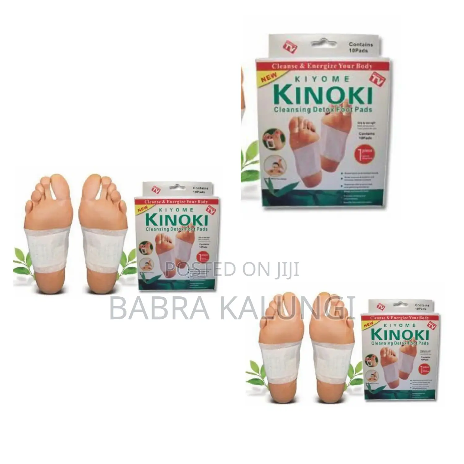 Kinoki Cleansing Detox Foot Pads, Set