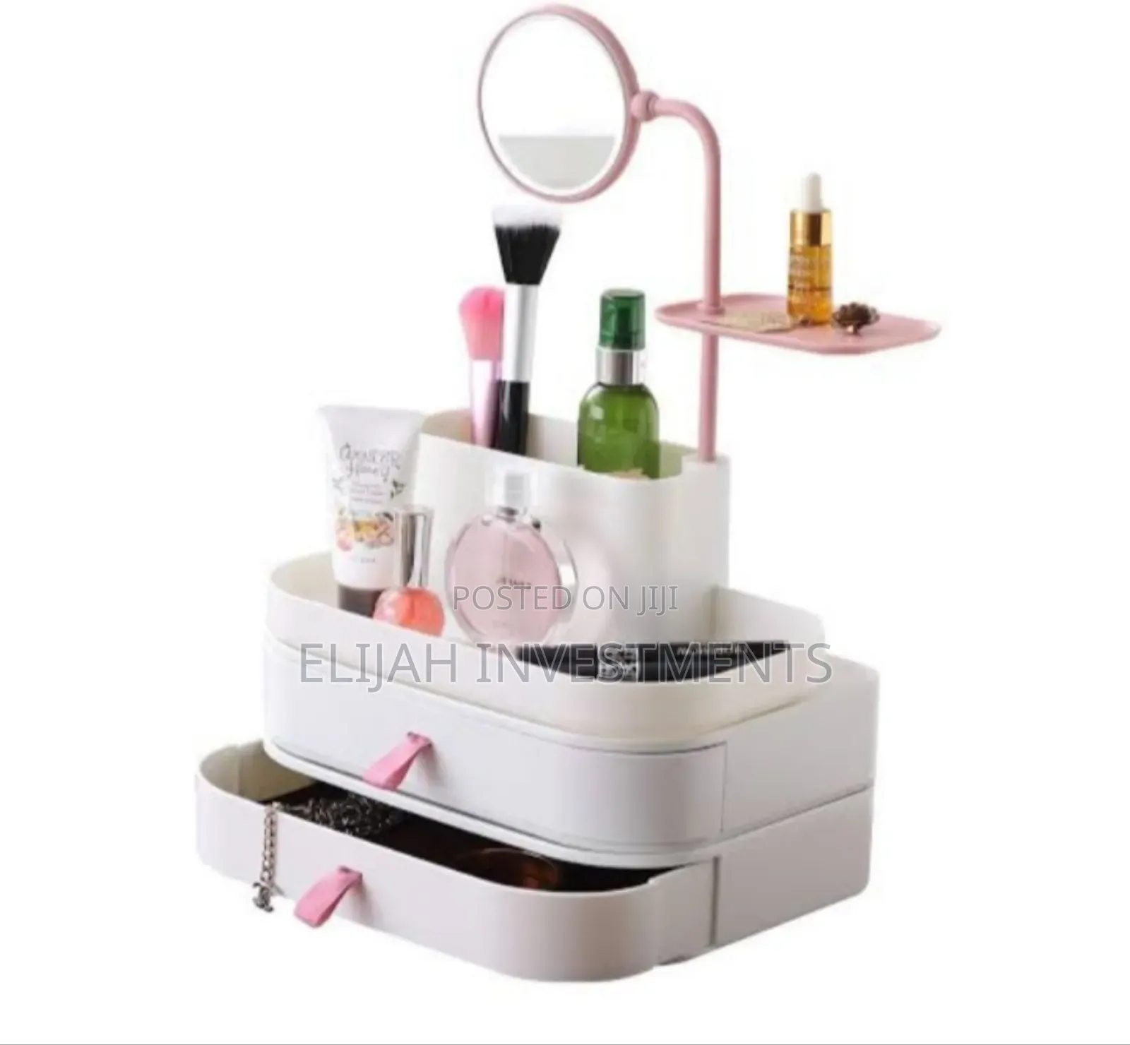 Desktop Makeup Storage Box With Drawer
