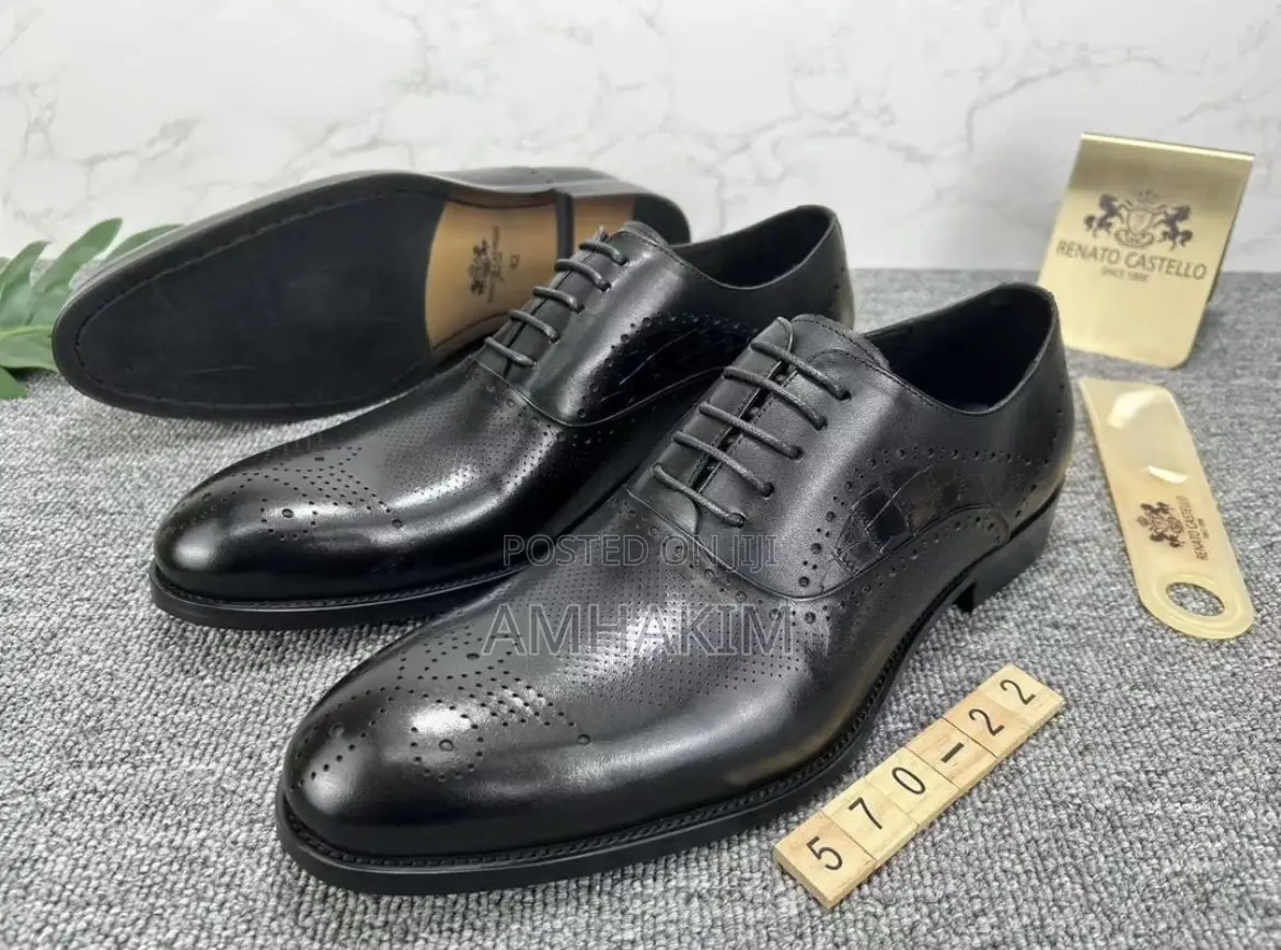 Classic Itallian Design Renato Castello Oxfords in Stock