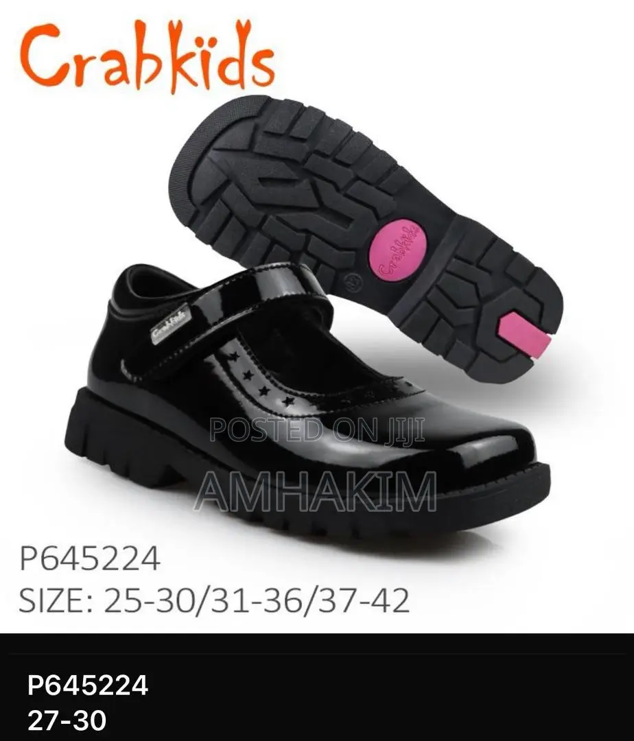 New Gilr Shinny School Crab Kid Shoes in Stock
