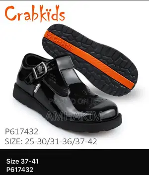 New Gilr Shinny School Crab Kid Shoes in Stock