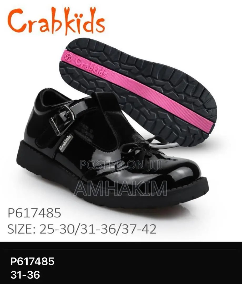 New Gilr Shinny School Crab Kid Shoes in Stock
