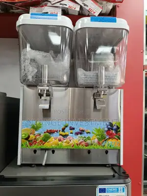 Double Juice Dispenser. Juice Dispenser Display
