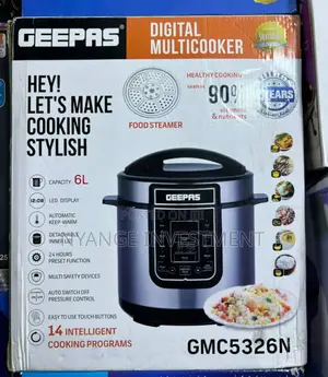 6.0 Litres Geepas Pressure Cooker. Pressure Cooker