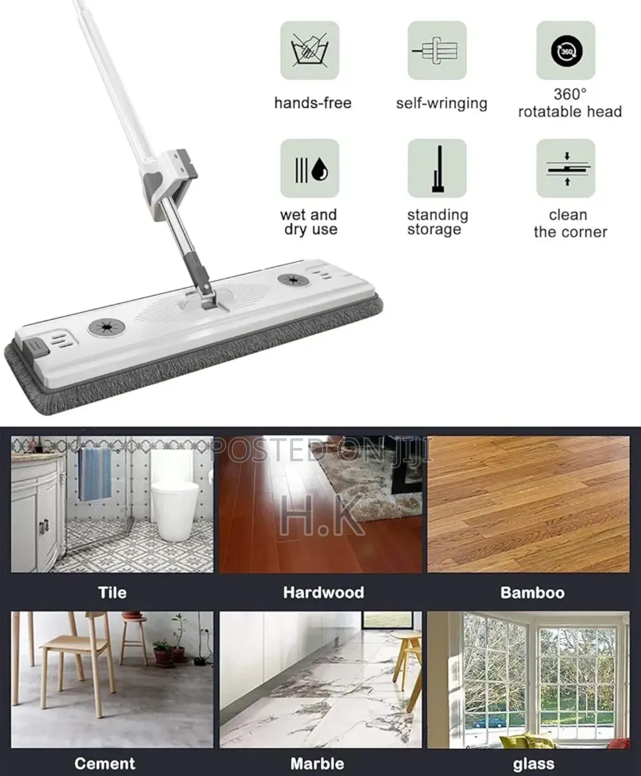 Sunxin Besar Pel Lantai M70 Super Mop