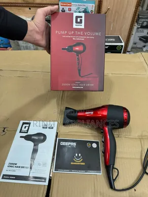 Geepas Ghd86018 Hair Dryer 2 Speed-3heat Coolshot Ionic