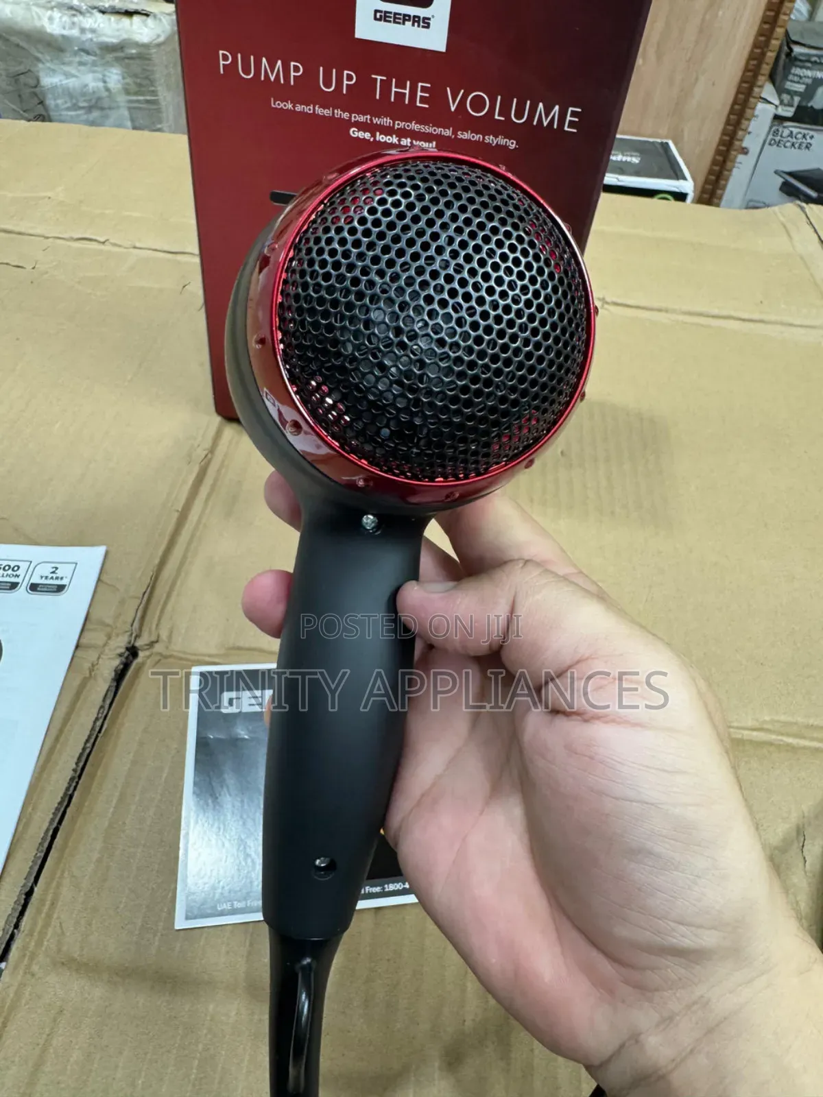 Geepas Ghd86018 Hair Dryer 2 Speed-3heat Coolshot Ionic
