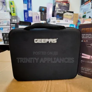 Geepas 4 In1 Hair Dressing Set- Hair Dryer,Straightener,Bag