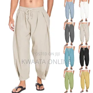 Photo - Yoga Beach Pants Casual Drawstring Harem Sweatpants