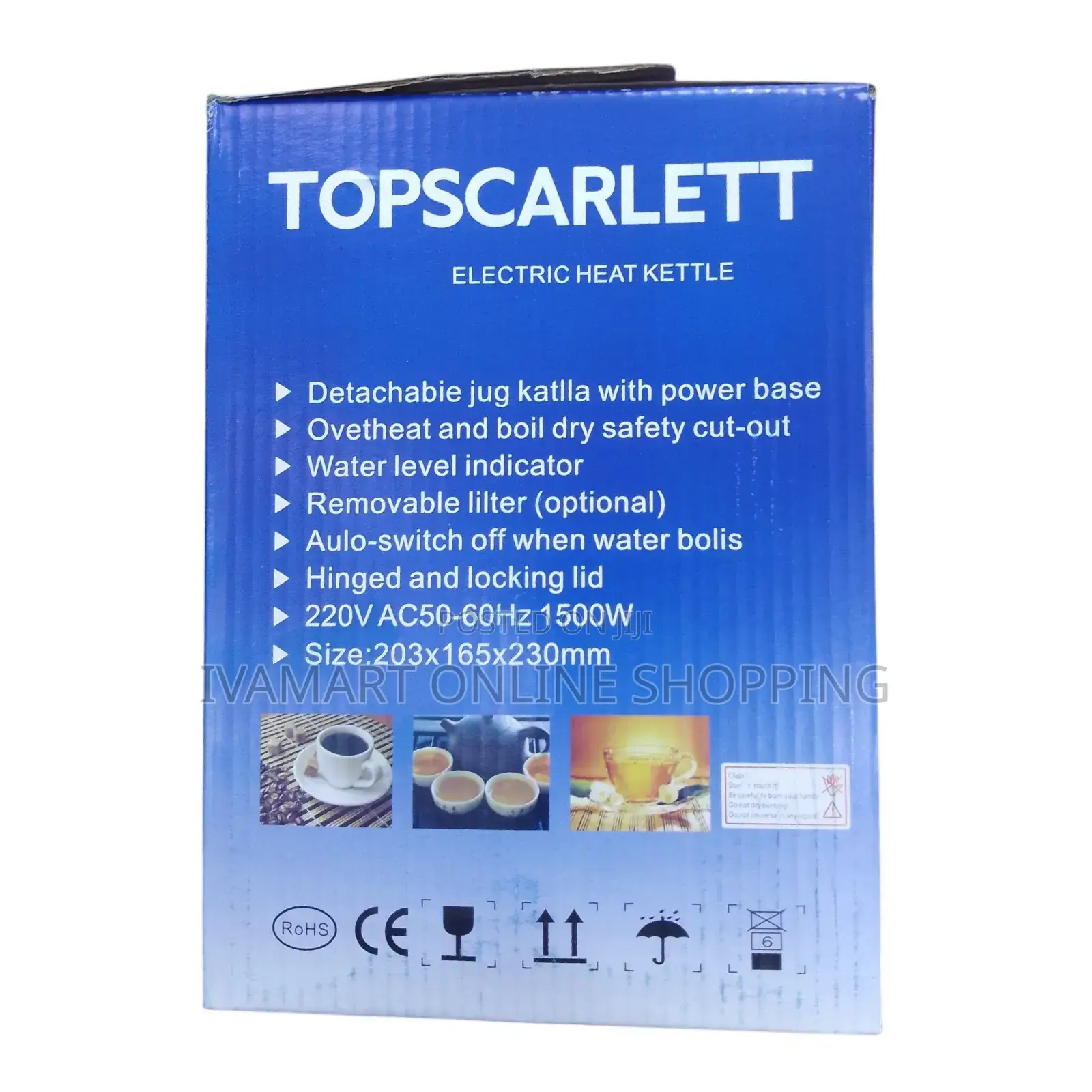 Topscarlett Electric Heat Kettle