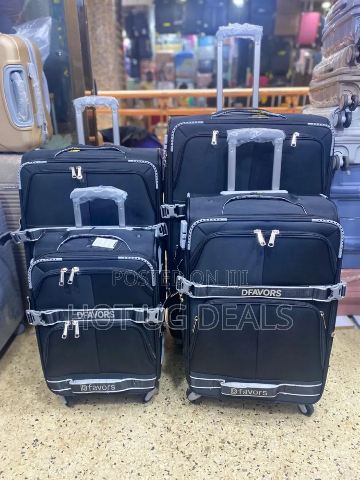 Set Of 4pcs Dflavour Travel Fabric Cloth Suitcases (S,M,L,Xl