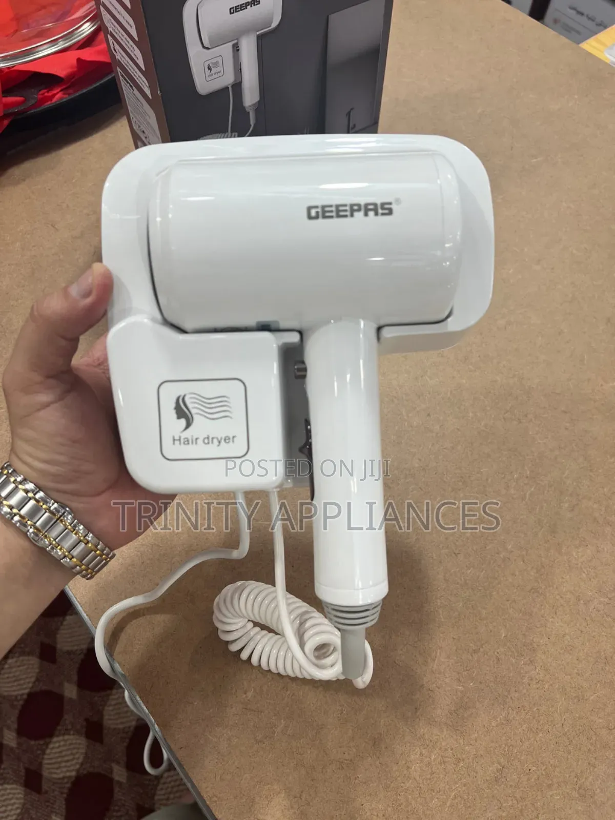 Geepas Wall Mounted Hair Dryer Ghd86073