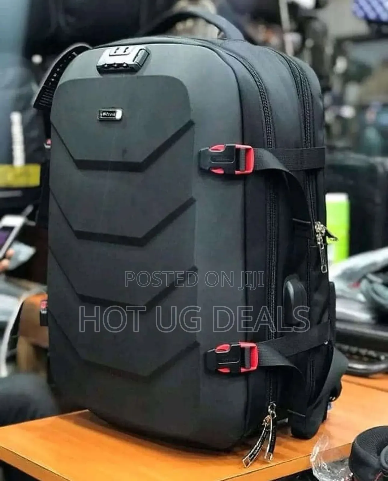 Wiersoon High Quality Original Laptop Bag Backpack Black