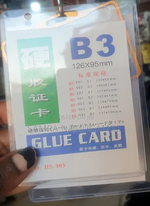 Glue Id Card Holders