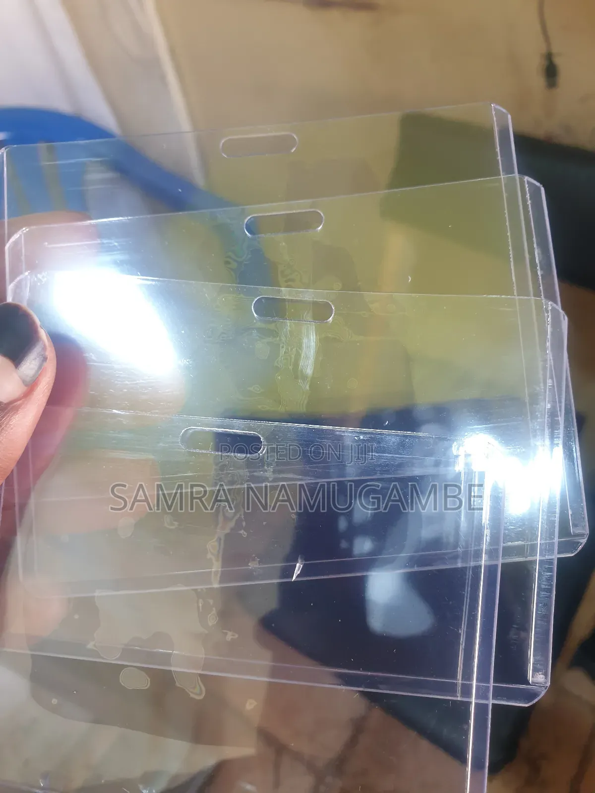 Glue Id Card Holders