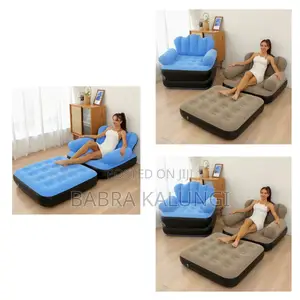 Photo - Air Sofa Bed With Pump( Single)