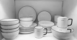 24 PCS Concise Ceramic Dinner Set