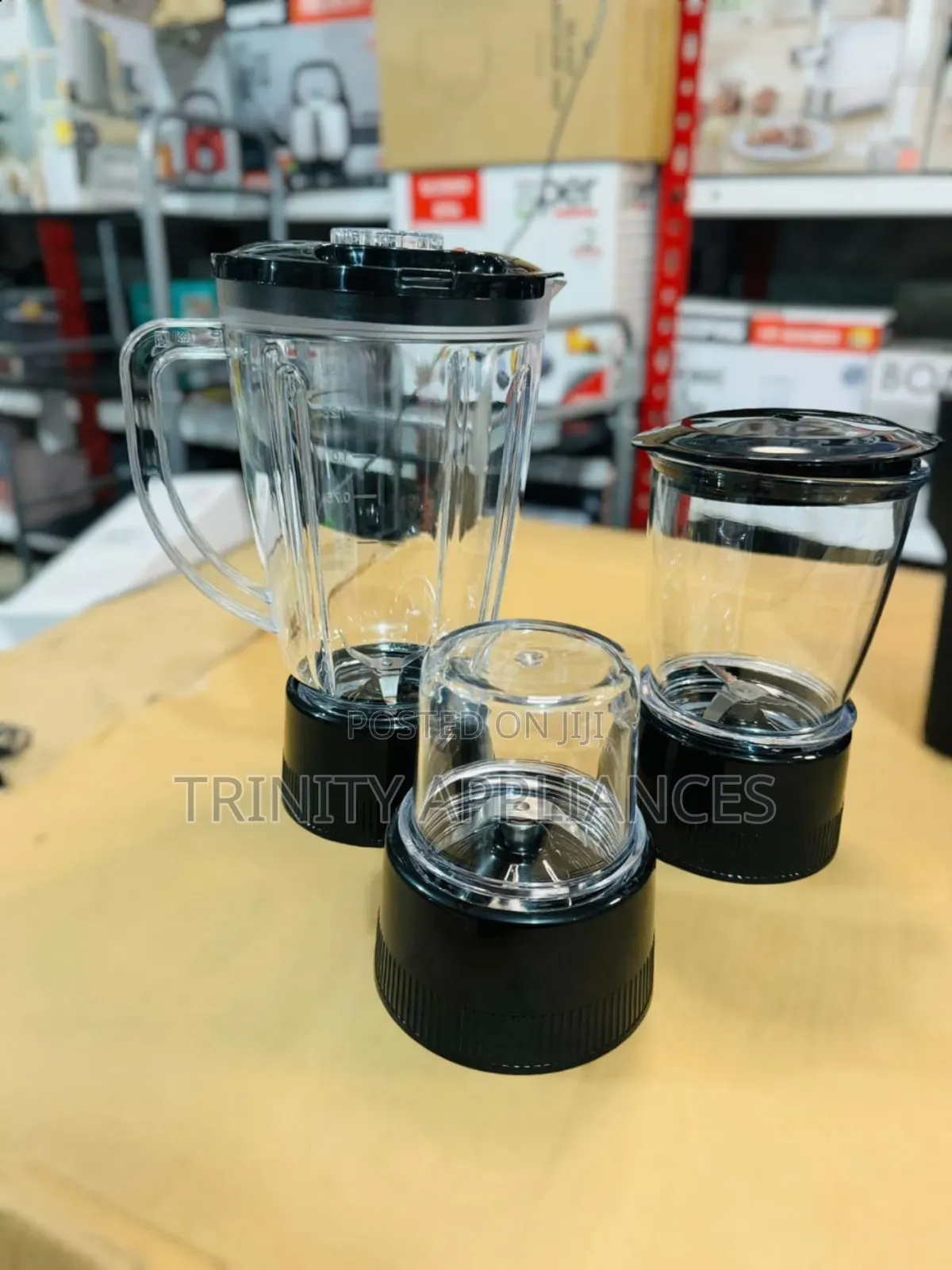 Geepas 4 in 1 Stainless Steel Blender and Juicer Gsb44016