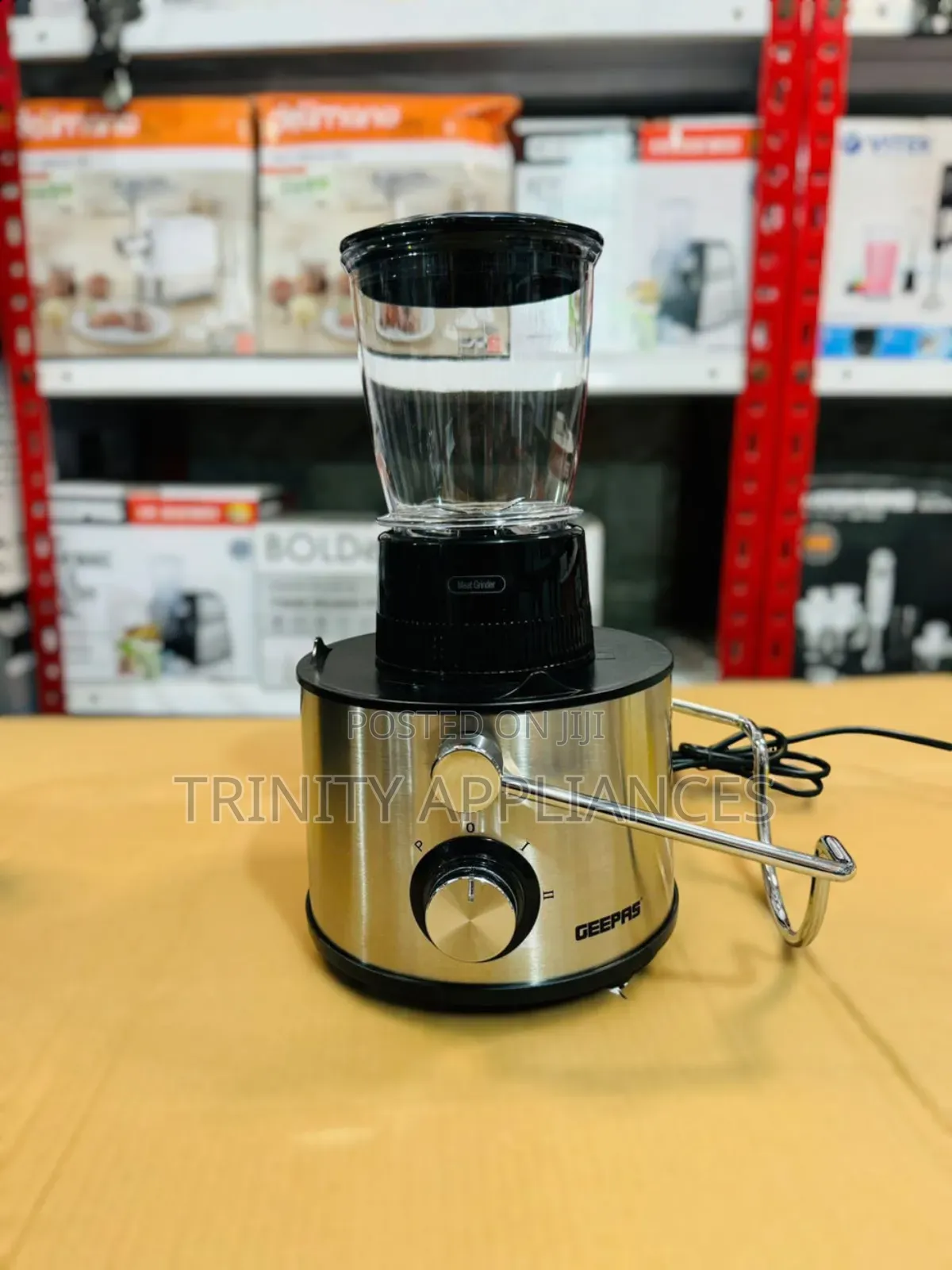 Geepas 4 in 1 Stainless Steel Blender and Juicer Gsb44016