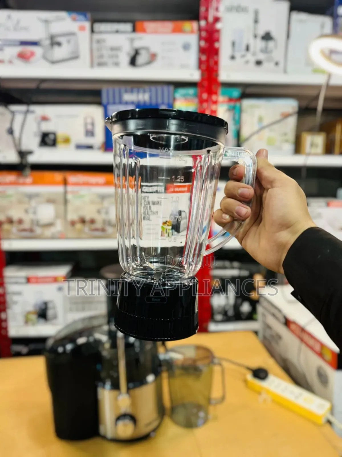 Geepas 4 in 1 Stainless Steel Blender and Juicer Gsb44016