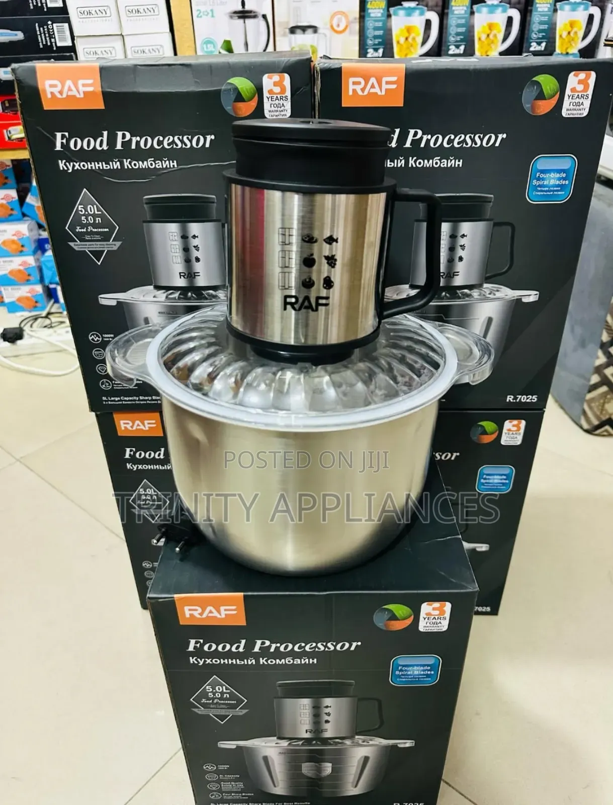 5 Liter Raf Electric Food Chopper R.7025