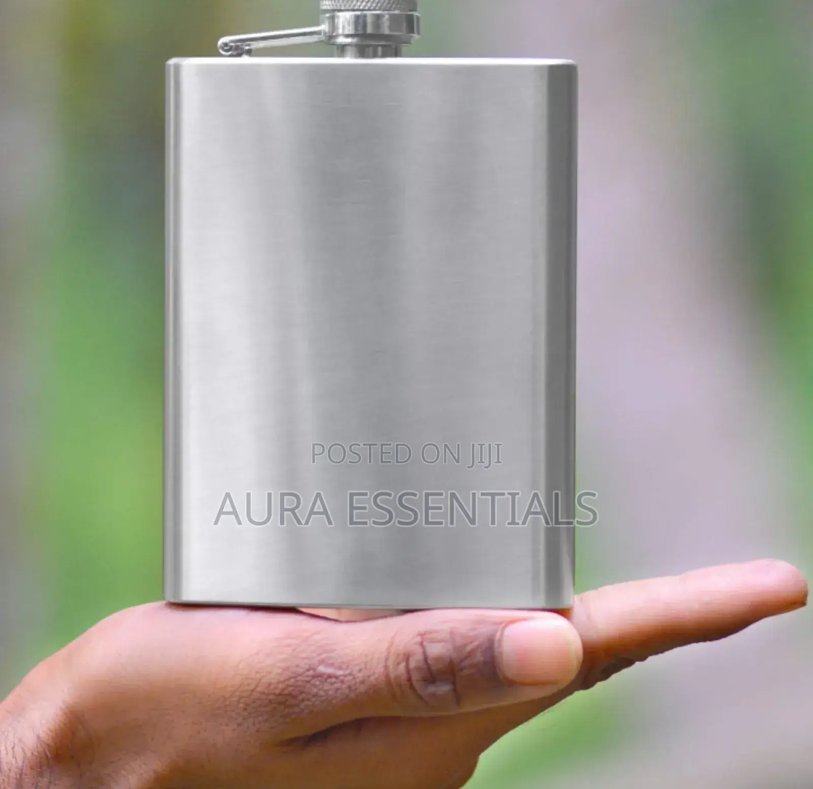World Stainless Steel Hip Flask