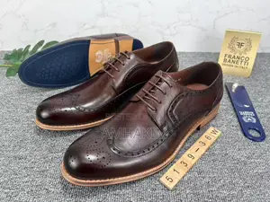 Classic Men Franco Banetti Leather Oxfords in Stock