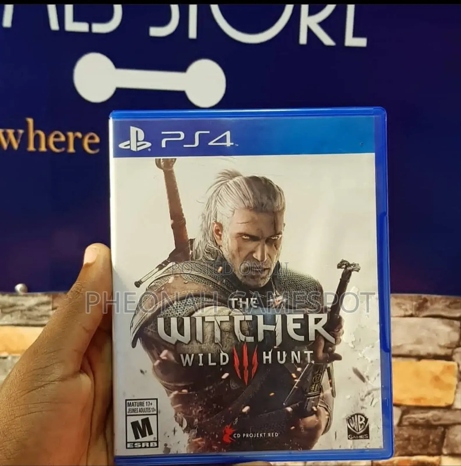 The Witcher Wild Hunt Game Cd For Ps4