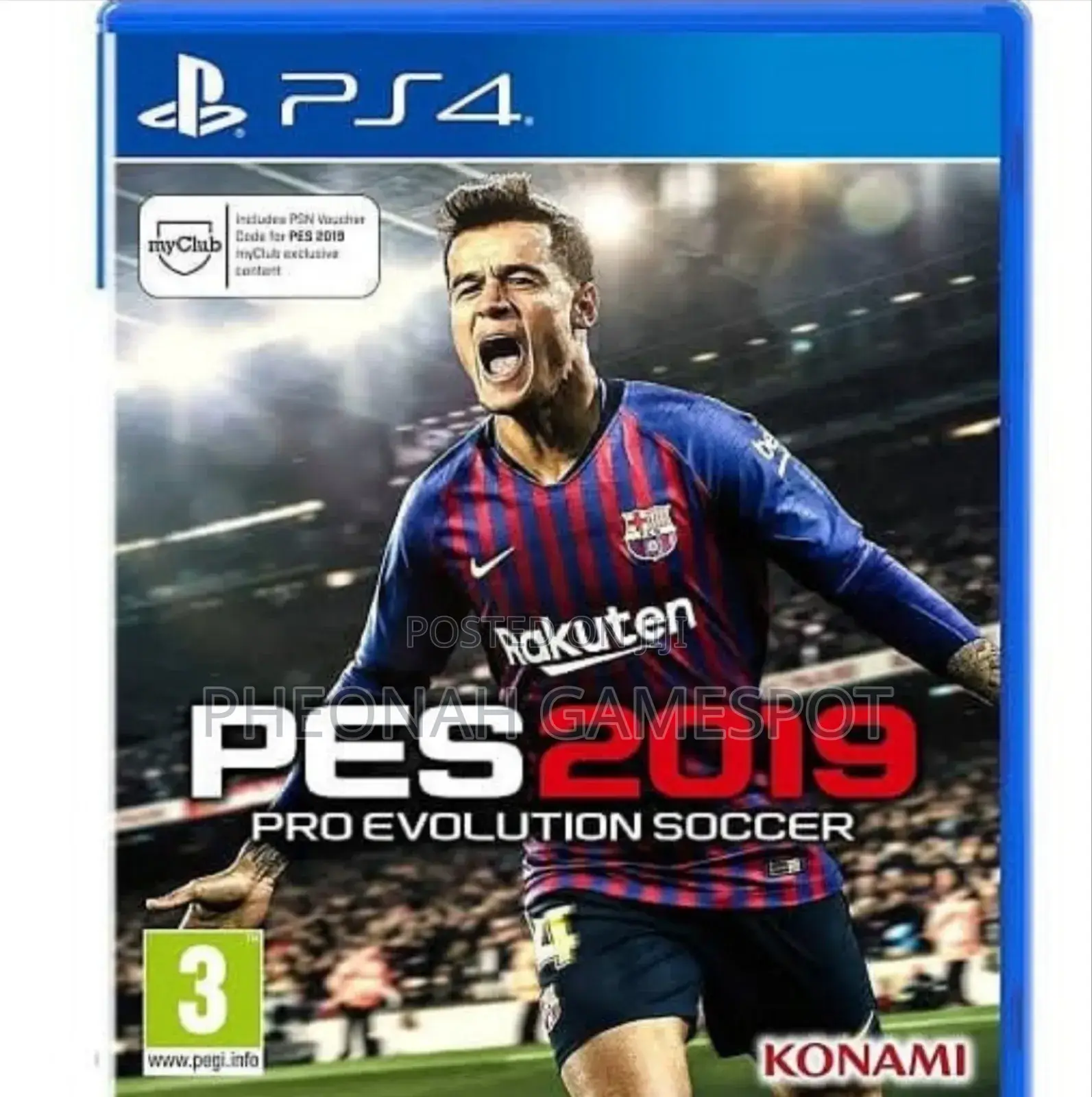 Pes2019 Soccer Game Cd For Ps4
