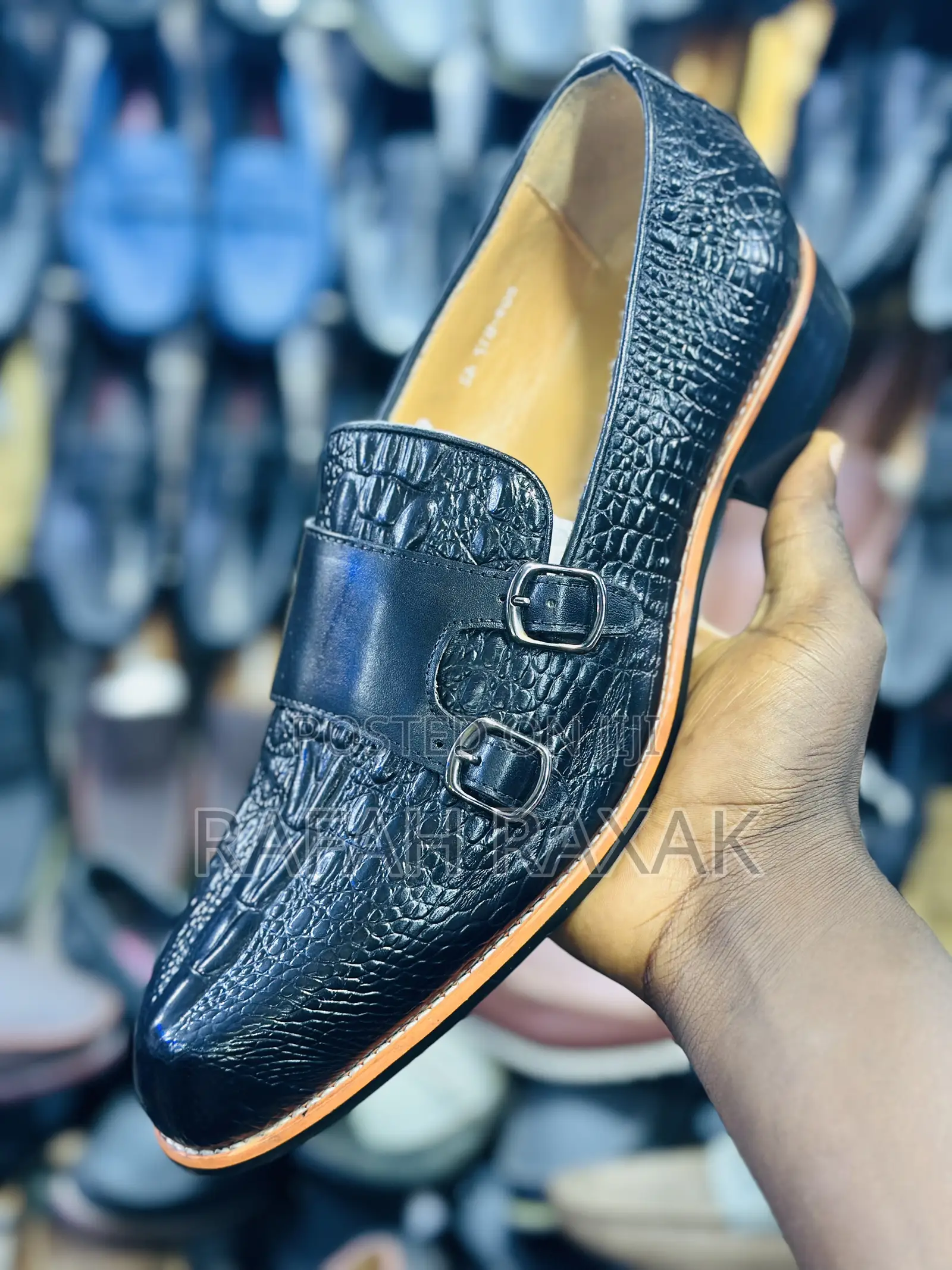 Classic Men’S Black Leather John Foster Loafers Shoes