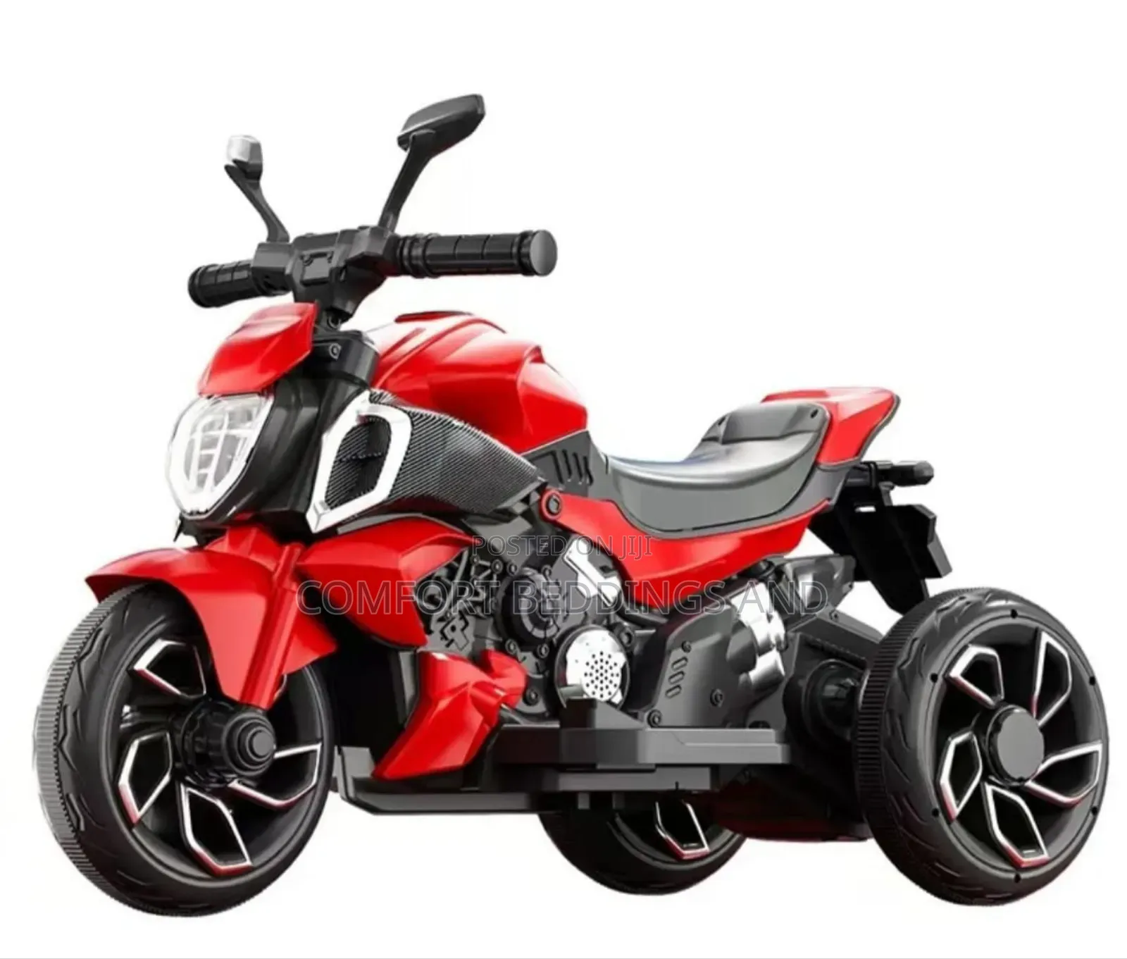 Three Wheel Accelerator Motorcycle Red