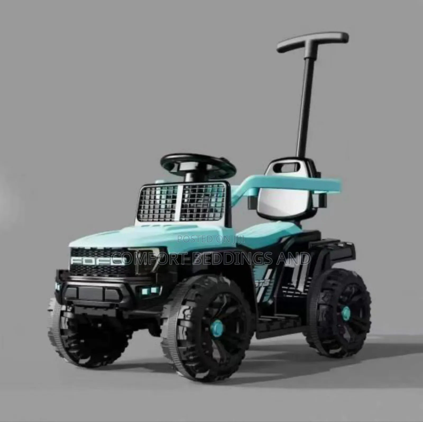 Baby Push Car With Handle Light Blue