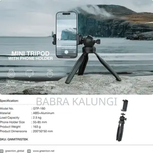 Green Lion Mini 360o Tripod With Phone Holder, 55-85 Mm