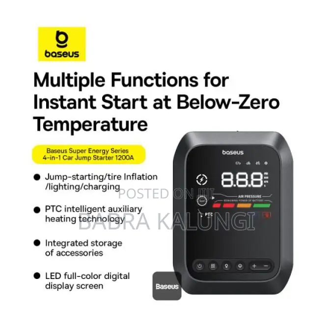 Baseus Primetrip Series Super Energy 4in1 Car Jump Starter