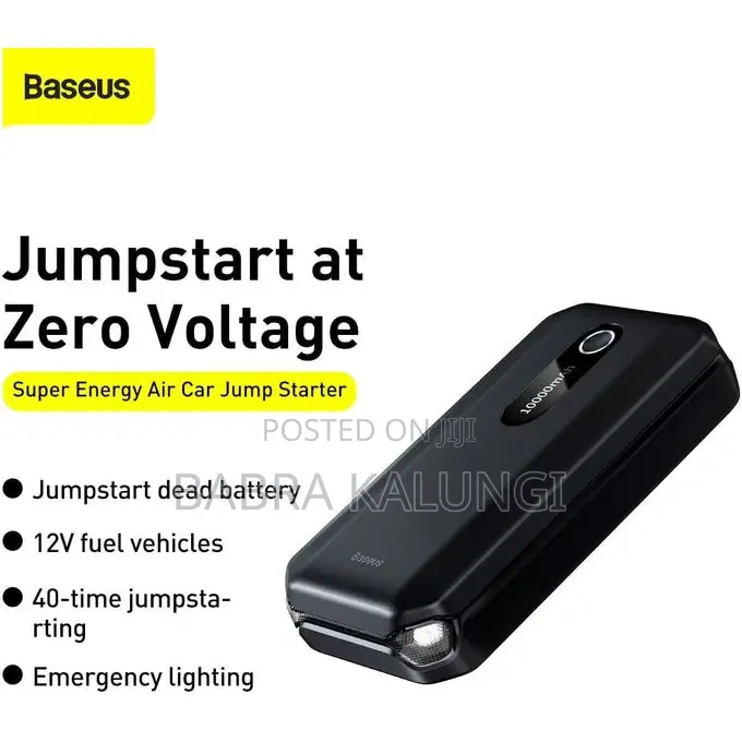Air Car Jump Starter Built-in 10000mah Power Bank