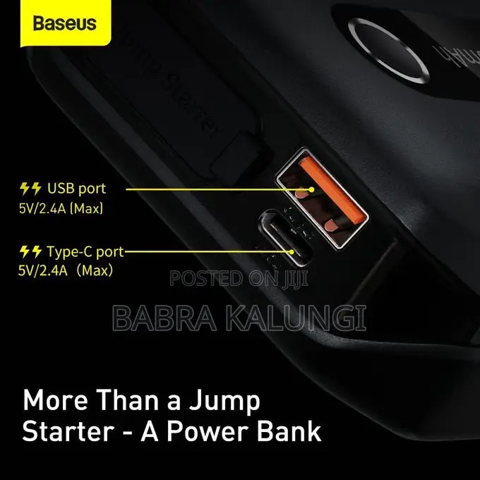 Air Car Jump Starter Built-in 10000mah Power Bank