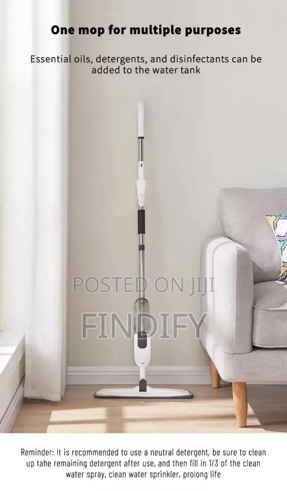 Indoor Floor Cleaner
Electric Easy Household Spray Mop
