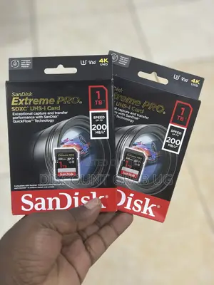 Sandisk Extreme Pro 1tb Sd Card With 200mb/S