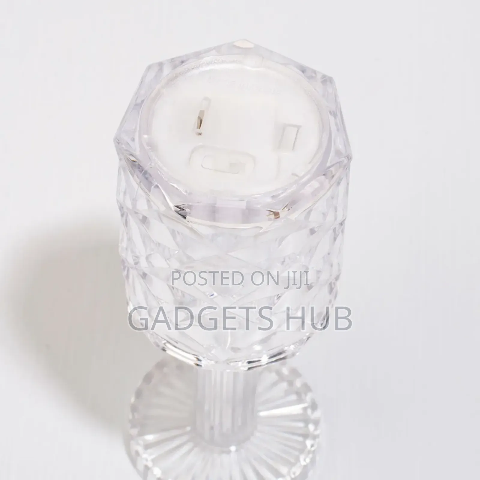 Transparent Diamond Pattern Table Lamp Flameless
Led Candle
