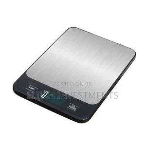 Digital Home Kitchen Weight Scale, Silver Black