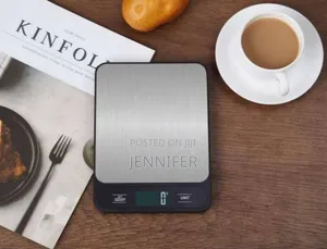 Digital Home Kitchen Weight Scale, Silver Black