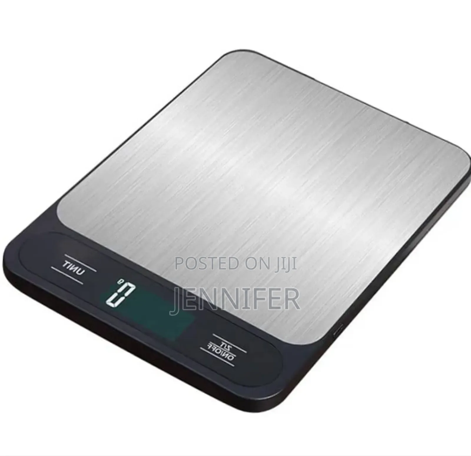Digital Home Kitchen Weight Scale, Silver Black