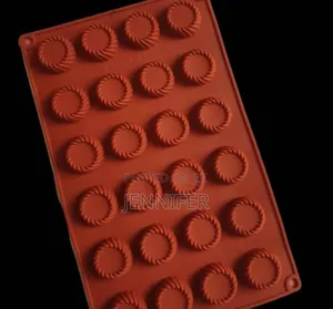 Silicone Round Swirl Tray Chocolate Fondant Mould