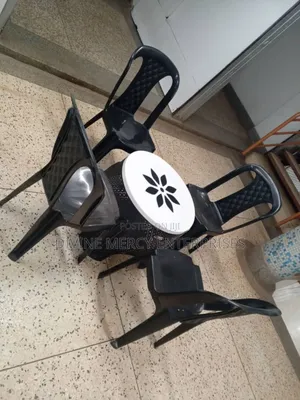 Coffee Table and Armless Chair