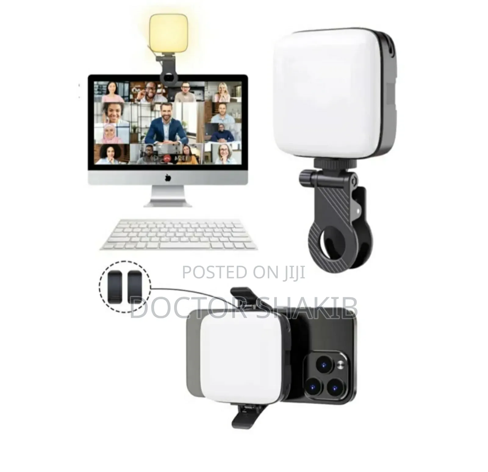 Unique Portable Mini Led Video Light With Clip