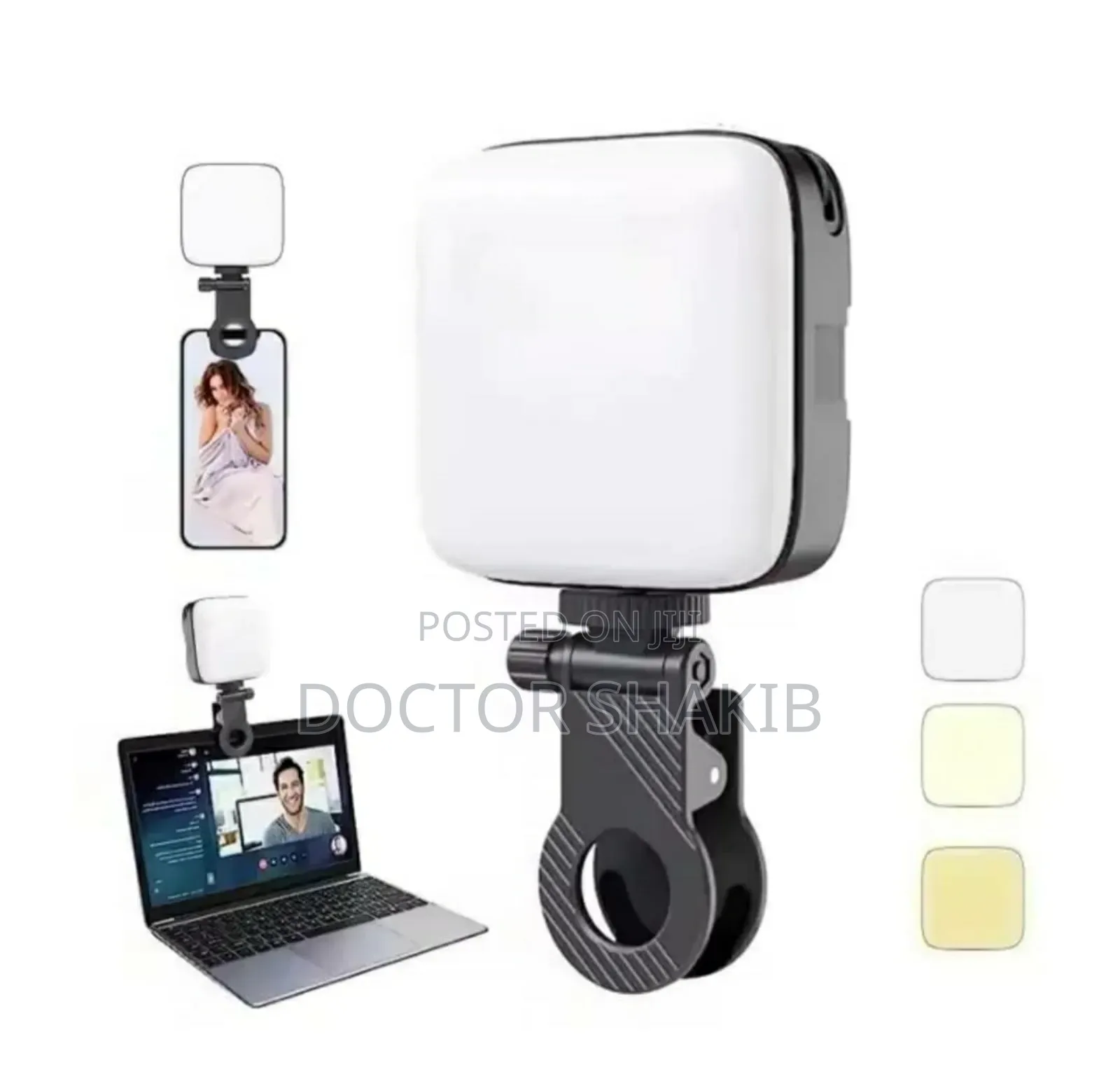 Unique Portable Mini Led Video Light With Clip