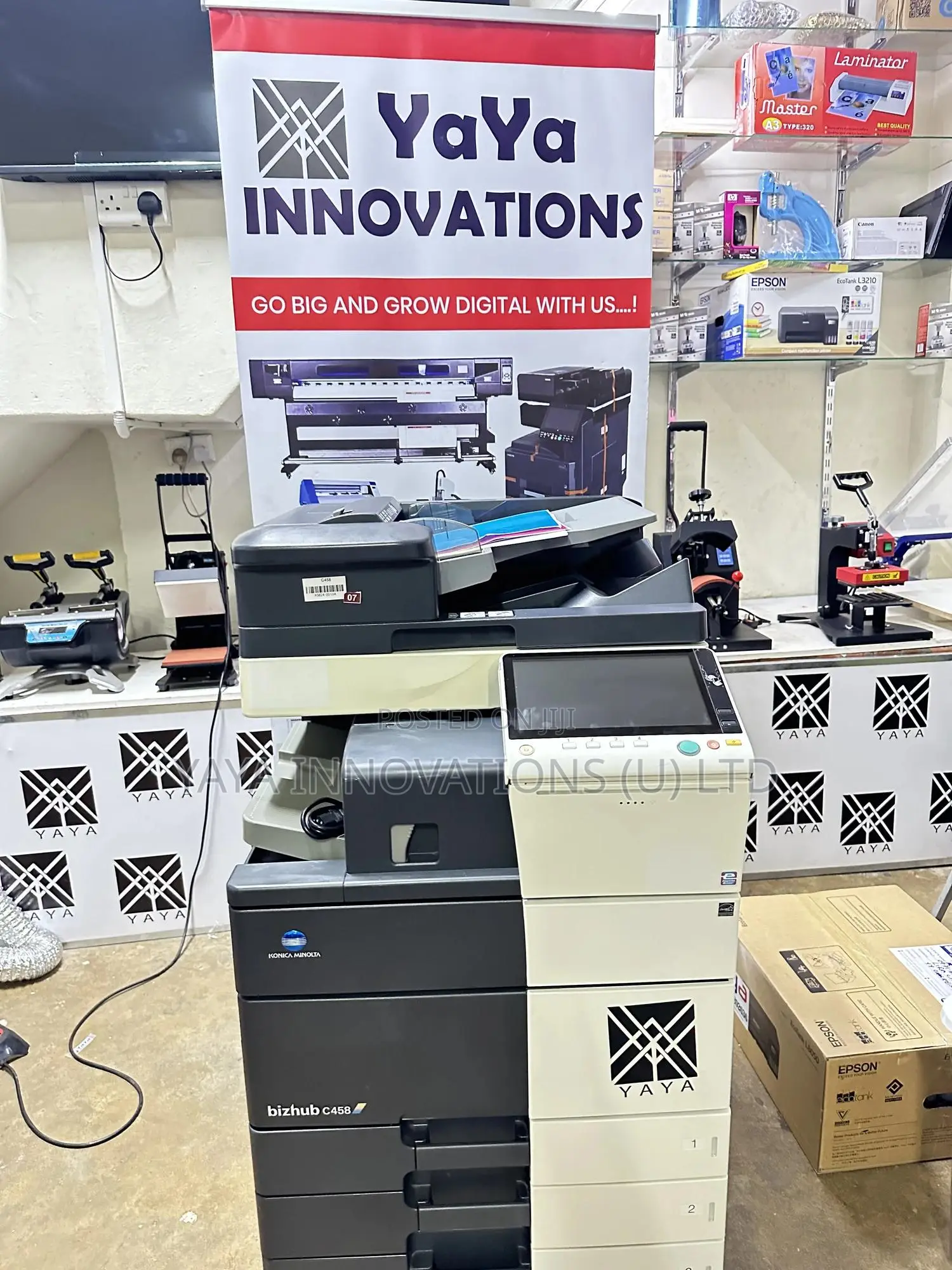 Russia to Uganda Bizhub Printers 458