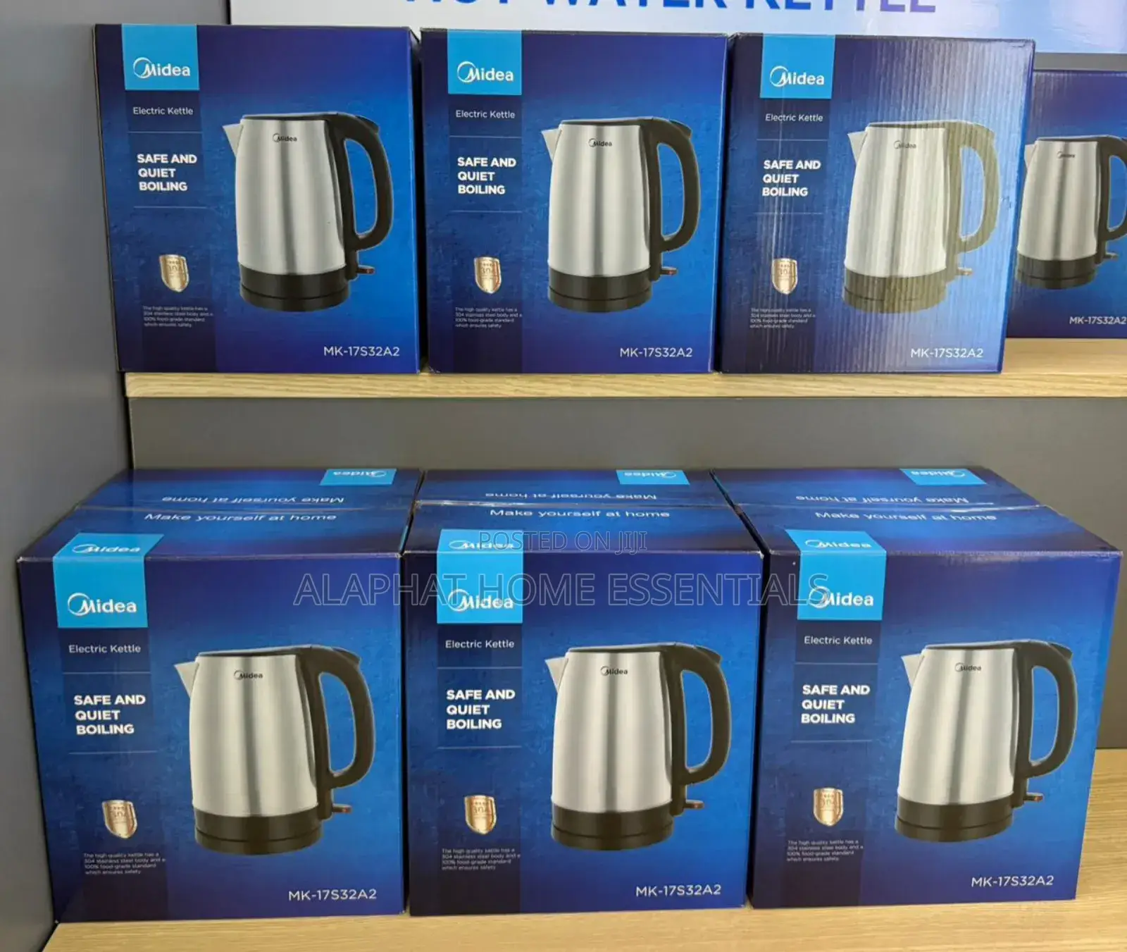 Midea 1.7l Stainless Steel Electric Kettle,