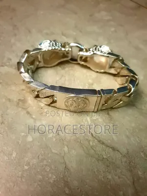 Leopard Double Head Silver Bracelet
